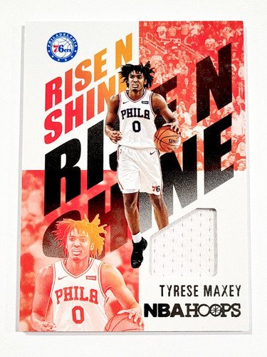 Tyrese Maxey #RNS-TMX 2020 Panini Hoops Rise N Shine card