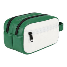 Borsa da trasporto palline da golf in pelle PU 24 cm x 14 cm x 13 cm con chiusur
