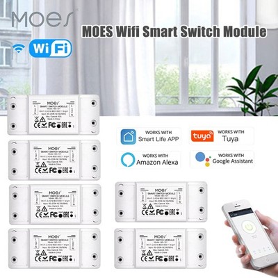 1-6x WiFi Smart Switch Modul Licht Wireless für Alexa Google APP Fernbedienung
