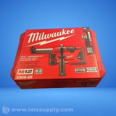 Milwaukee Power Tools 2306-22 Cordless HammerVac Dust Extractor FNFP