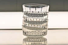 Arcoroc France Berry/Dessert Bowls, 4" Diameter, Diamond Pattern, Set of 4