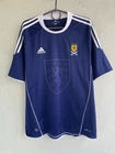 SCOTLAND NATIONAL TEAM 2010 2011 HOME FOOTBALL JERSEY SHIRT ADIDAS MEN L BLUE