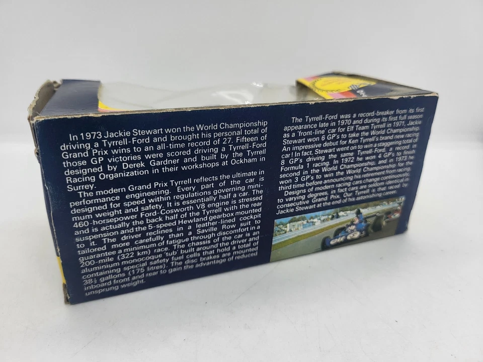 Corgi Whizzwheels 158 Elf Tyrrell-Ford Formula 1 Racing Car Original Box 1974 - Image 3 of 4