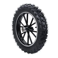 Rim tube tire Black rear wheel 2.50-10 tyre+hub 49-50cc Dirt Bike Gas Dirt A