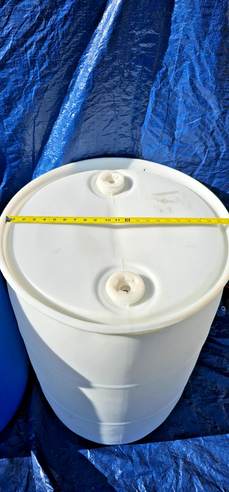 Good Ideas RB55-BLUE Rain Barrel - 55 Gal, Blue and White - Image 3 of 3