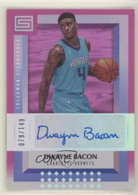 2017 Panini Status Freshman Signatures Pink 79/149 Dwayne Bacon #FS-DBF Auto s3g