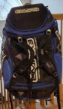 Empire F6 XLR Duffel Gear Bag Doubles As Backpack - Black/Blue