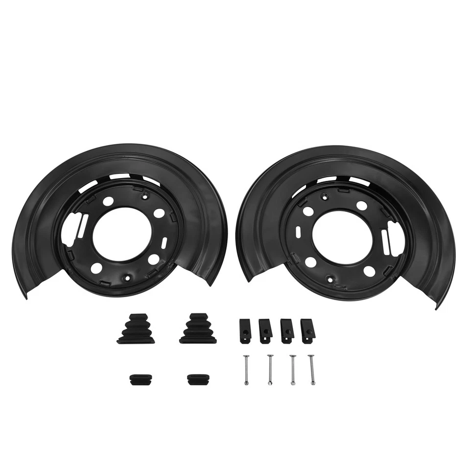 2x Rear Brake Dust Shield Backing Plates New For 99-15 Ford F250 F350 Excursion Foto 3 de 4
