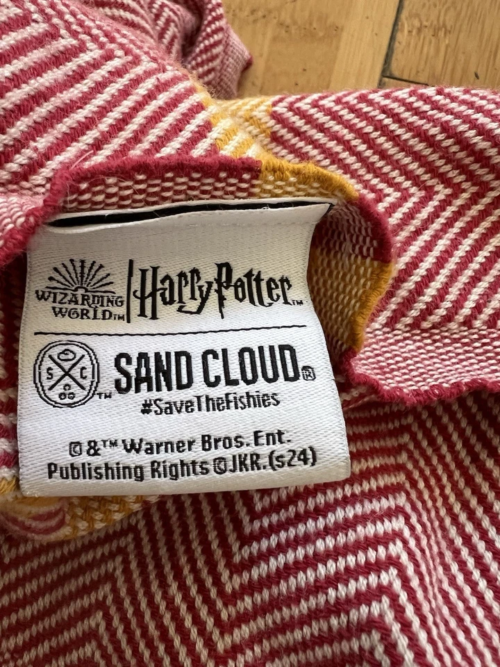 "Manta Harry Potter The Gryffindor Sand Cloud 100 % algodón orgánico 68x36""" Foto 2 de 4