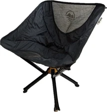 CLIQ ClassiQ 1.0 Black Beach Camping Chair Portable Black Breathable Folding