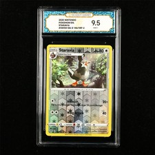 TQG 9.5 Mint+ 2020 Pokemon ENG Staravia #SWSH-DA D 146/189 U