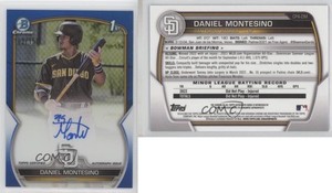 2023 Bowman Chrome Prospect Blue Refractor /150 Daniel Montesino #CPA-DM Auto