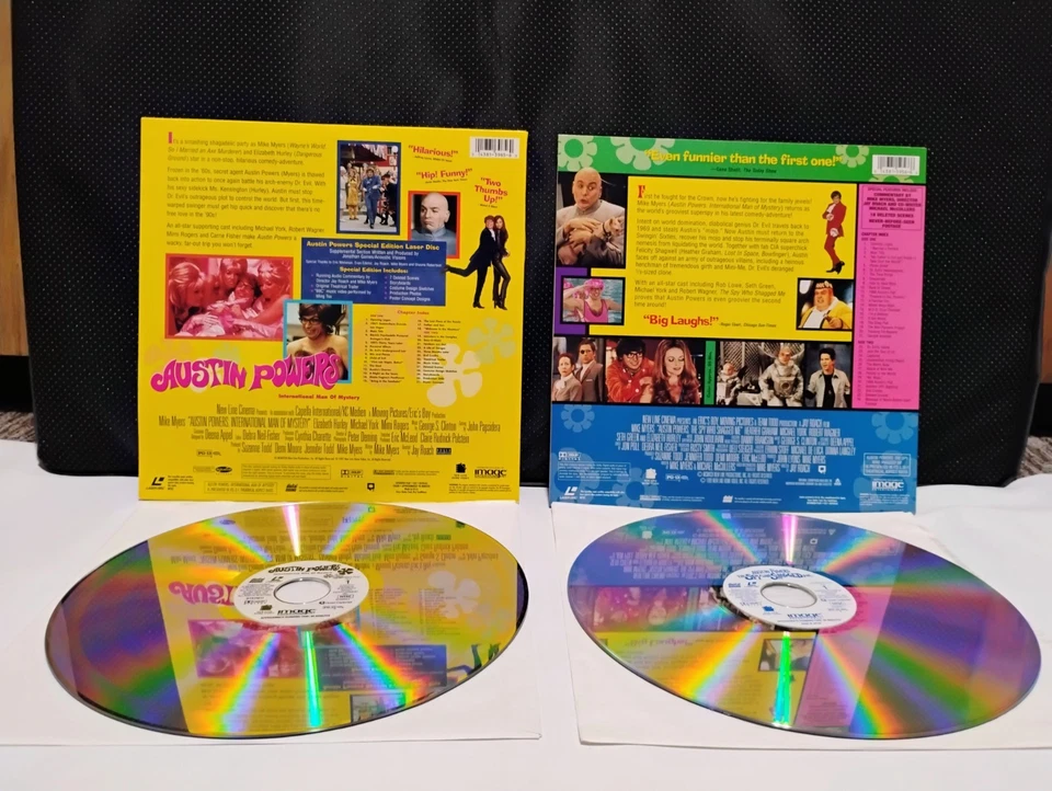 Austin Powers Spy Who Shagged Me & Austin Powers Man of Mystery Laserdiscs RARE - Image 4 of 4