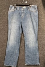 Tommy Hilfiger SSG-SSG Boot Cut Jeans Women's 16S Blue Mid Rise Denim Stretch