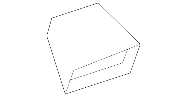 Genuine GM Jet Black Liftgate Trim Finish Panel Pull Cup 42645358 Foto 3 de 4