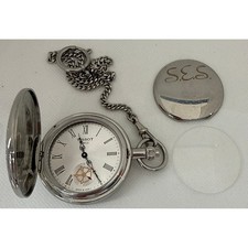 Parts Only -Tissot Double Savonnette Hand Wind Pocket Watch T865.405.99.038.00
