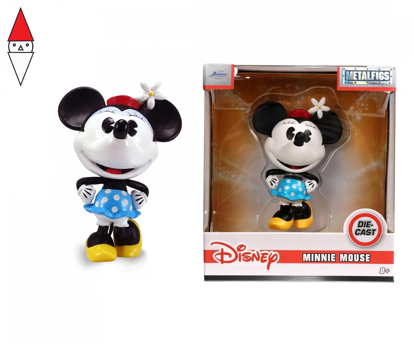 JADA MINNIE PERSONAGGIO IN DIE-CAST CM 10 DA COLLEZIONE