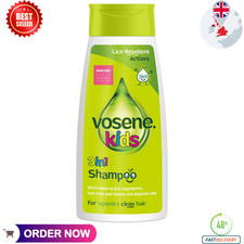 Vosene Kids 3 In 1 Shampoo 250ML Natural Lice Repellent Packaging May Vary UK 13.56 per litre