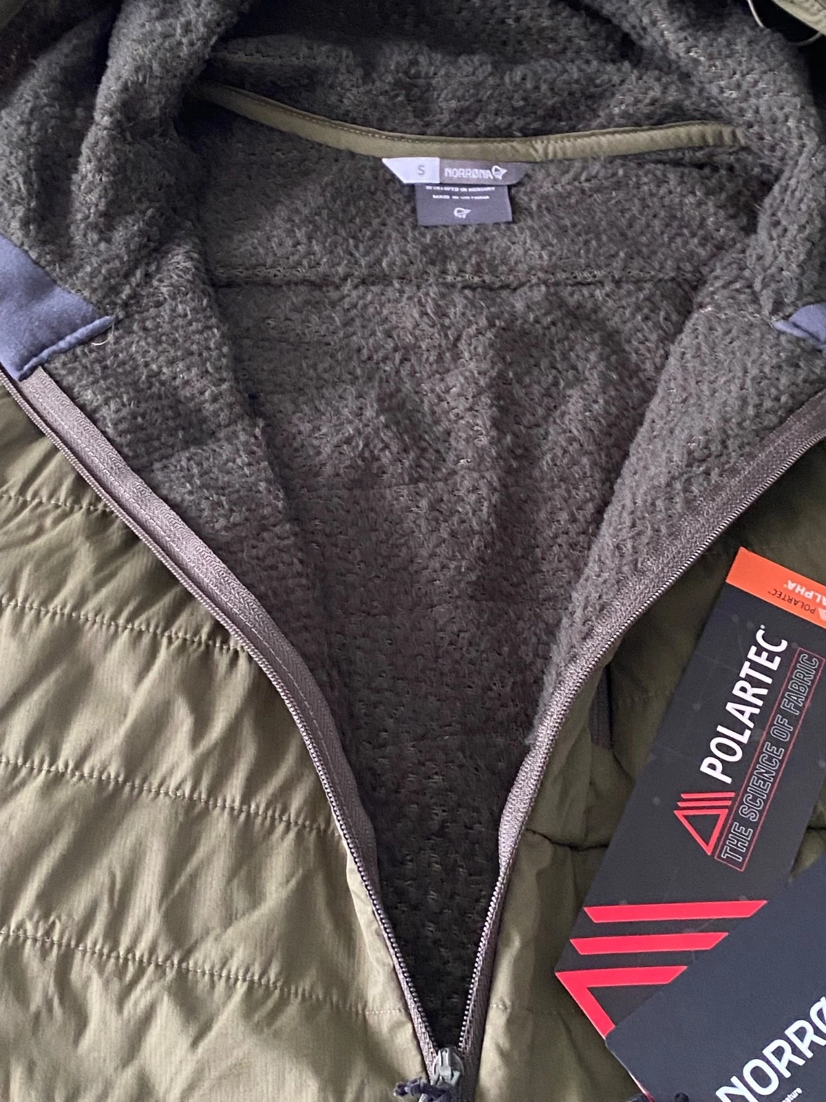 Norrøna Lyngen Alpha90 Vest Men Small Green Polartec image 7