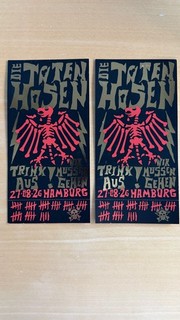 Zwei Tickets für Die Toten Hosen am 27.08.2026 in Hamburg auf der Trabrennbahn