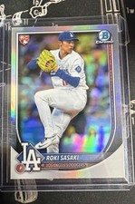 2025 Bowman Chrome - Roki Sasaki #12 Sp Rookie Red Rc Variation (RC)
