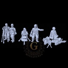 German Wehrmacht MGs X7 28mm WW2 Wargames and Collectors Miniatures
