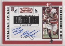 2019 Panini Contenders Draft Picks College Ticket Terry Godwin II #164 Auto eq1