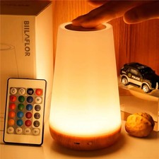 13 Color Changing Night Light RGB Remote Control Touch Dimmable Lamp Portable