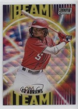 2022 Topps Stadium Club Chrome Beam Team Wave Refractor CJ Abrams #BT-9 k4s