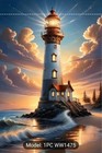 Beautiful 12X18 Coastal Lighthouse Nautical Garden Flag