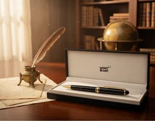 Montblanc Meisterstück 164R Classique Ballpoint Pen Gold Trim – New in Box