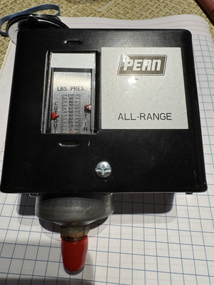 #ad PENN P170AB 2 Low Pressure Control Auto Reset 20quot; 100 ALL RANGE $52.00