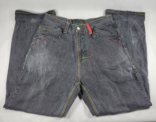 Vtg 2000s COOGI Black Denim Jeans 34x34 
