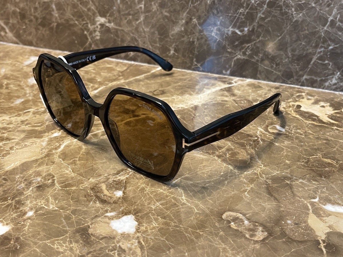 TOM FORD Romy 56mm Geometric Sunglasses In Shiny Blonde Havana & Rose Gradient Buy Tom Ford Fern Women main image 3