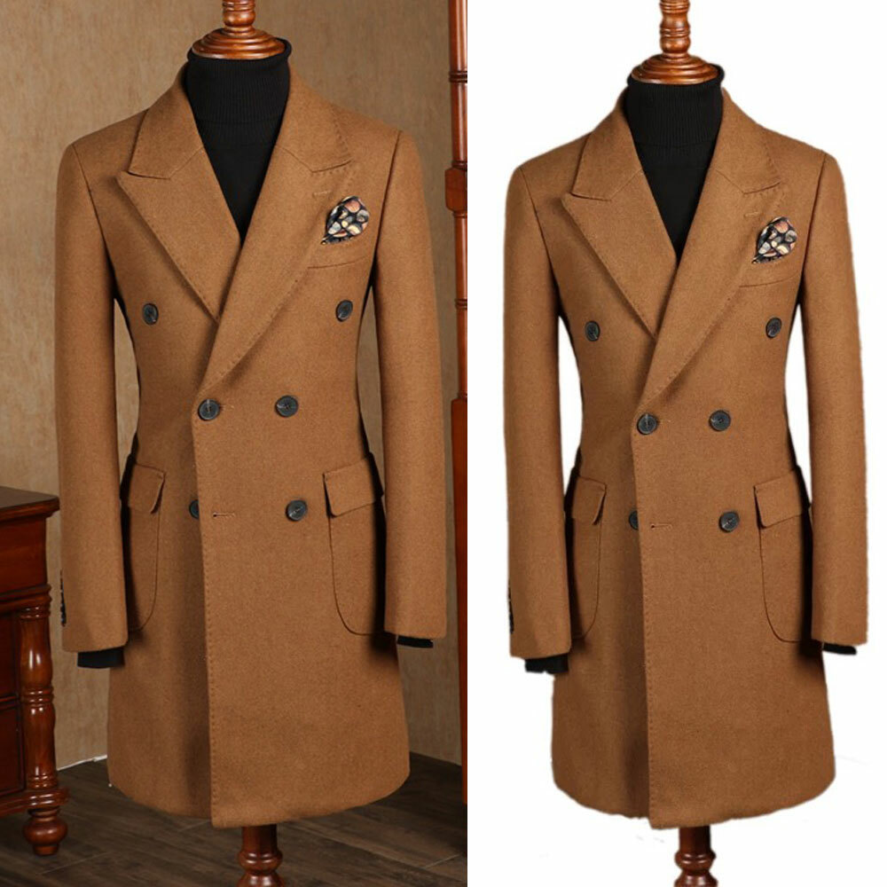 ジャケット・アウター Beaver Wool Double Breasted Overcoat 3aa5f57c-6463-4d71-8e9a-