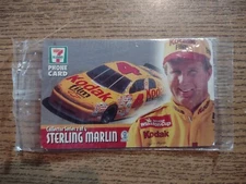 1997 Score Board 711 Phone Cards Sterling Marlin #4 Sealed In Factory Packaging 
