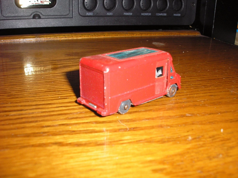 Vintage Husky Commercial Walk-Thru Delivery Van Red Free SHIPPING - Image 2 of 4