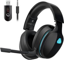Gtheos 2.4Ghz Wireless Gaming Headset for PC PS4 PS5 Mac Nintendo Switch New.
