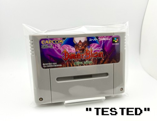 Demon’s Blazon Makaimura Crest Super Famicom SFC Cartridge Only Tested Authentic - Picture 2 of 14
