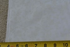 By 1/2 Yd, White Floral Vine on Off-White Quilt Cotton, Moda/Muslin Mates, P4587