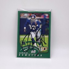 2002 Topps #174 Autographed Jessie Armstead Redskins Trading Football Card