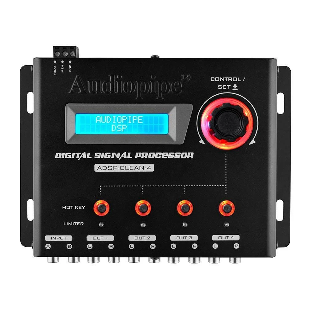 Audiopipe AP-EQ-709X 7 Band 9V Line Driver Graphic Equalizer With Subwoofer Control – Car Audio