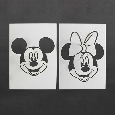 Topolino Minnie Mouse Stencil Mylar Foglio Pittura Arte Parete Artigianato 190 Micron