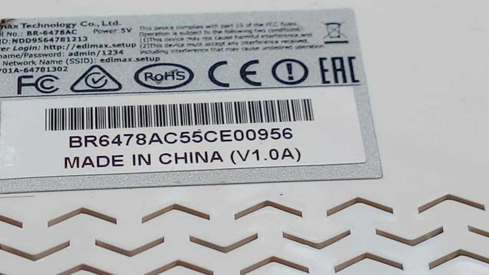 Edimax BR-6478AC AC1200 Gigabit + USB Port Dual-Band Router with VPN - Image 4 of 4