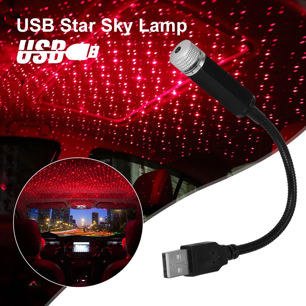 USB Car Accessories Interior Atmosphere Star Sky Lamp Ambient Lights | eBay