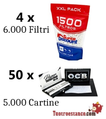 Cartina OCB Corta Orange DOPPIA CON CHIUSURA A SCATTO CONF. 25 LIBRETTI