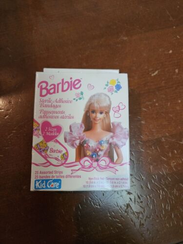 Bandaids For Kids- Barbie Bandaids 1997...half full