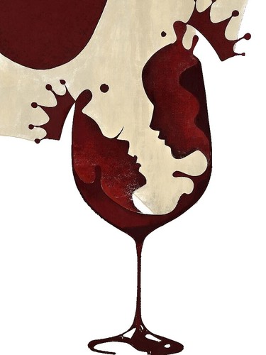 Du Vin Blanc Extraordinaire by Steve Forney Art Print Wine Bar