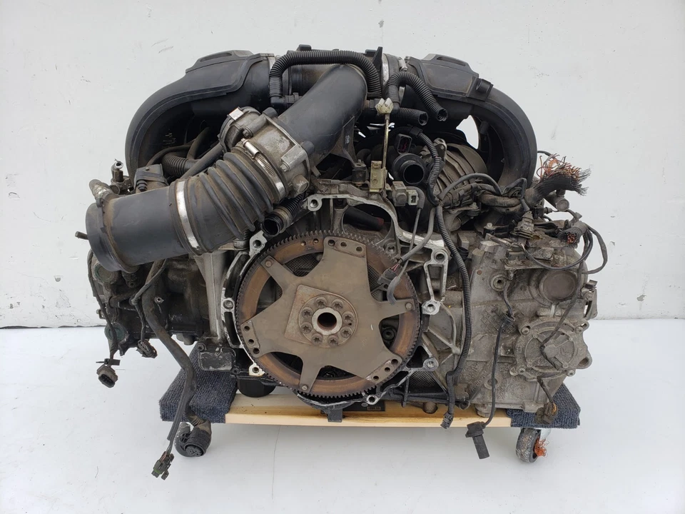✅ 07-08 OEM Porsche Cayman 987 tracción trasera motor bloque largo 117 k Foto 2 de 4