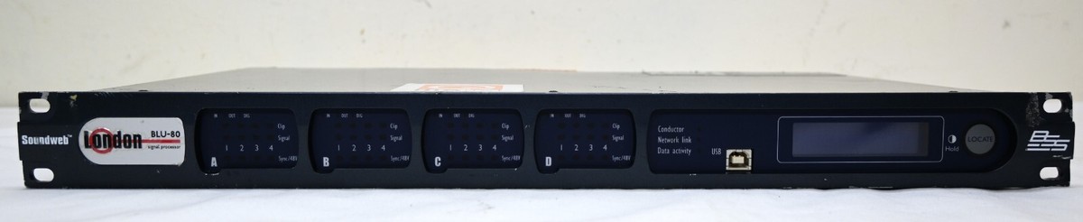 London Soundweb BLU-80 Signal Processor BSS HiQnet CobraNet. | eBay